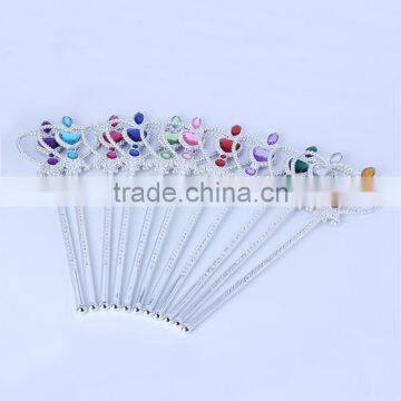 Cheap Plasatic Princess Tiara Crown and Wand for Girls photo-5