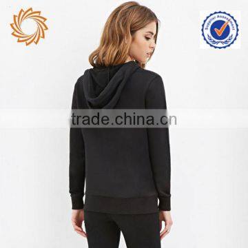 Custom Fashion Popular Cheap Zip Winter Hoodies For Women photo-2