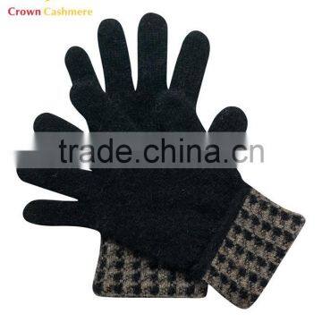 100% Mongolian Cashmere Gloves Womens Cashmere Knitted Gloves photo-6
