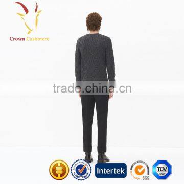 Hot Sale Cable New Design Plain Sweaters Pullover for Men photo-2