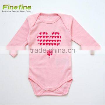Fashion Style Long Sleeve Baby Clothes Printed Baby Romper photo-2