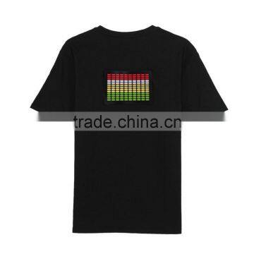 Electronic Guitar Sound Activated Led t Shirt Wholesale photo-2