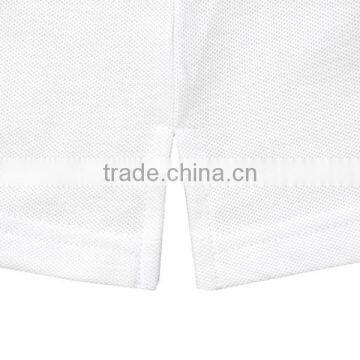 Breathable and Comfortable Short Sleeve Lady Golf Polo Shirts Made of 100% Cotton photo-5