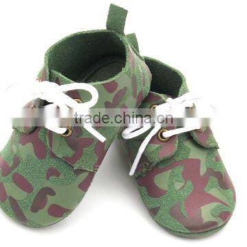 2017 Amazon New Design Printing Genuine Leather Baby Boys Leather Shoes photo-3