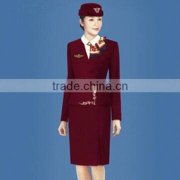 Hot Sell Various Style Ladies Airline Uniform, Stewardess Uniform, Airline Hostess Uniform photo-2
