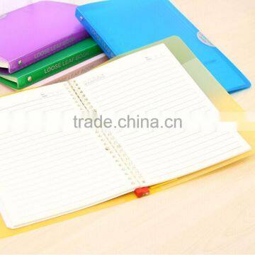 18K/B5 Translucent PP Cover Notebook Customizable Wire-o / Loose Leaf Planner Daily Planner Dairy photo-3