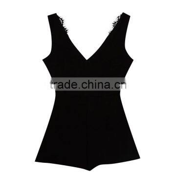 2017 Sexy Deep V-neck in Back and Front , Women Lace Back Jumpsuit photo-6
