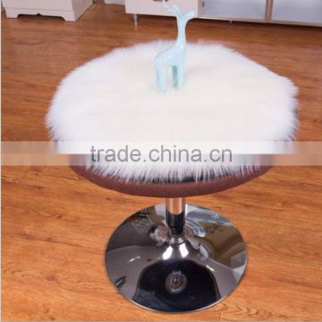 Wholesale Faux fur Round cushions/Washable carpet/ faux sheepskin rug