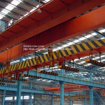 Поворотный телескопический электромагнитный мостовой кран с несущей балкой photo-5