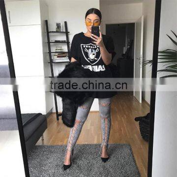 2017 Latest Sexy Straps Leggings Pants for Women photo-2