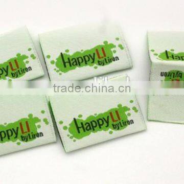 Customized Garment Labels/woven Labels/main Label/embroidered Tag Loop Fold WLF-001 photo-2