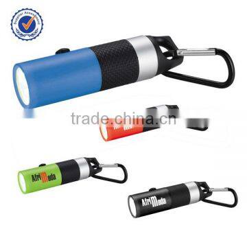 Silicone grip led waterproof flashlight