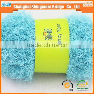 China Feather Yarn Gold Supplier Hot Wholesale OEKO-Tex Standard Quality Lurex Feather Yarn for Yarns Knitting photo-4