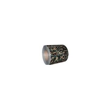 Construction Camouflage Color Coated Steel Coil PPGI ASTM With Protective Film