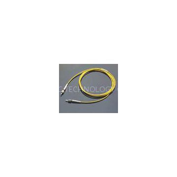 Low Insertion Loss, High Return Loss Yellow DIN Model Connector Optical Fiber Patch Cord