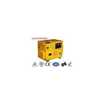 Professional Gasoline Driven Electric Low Noise Air Cooled GeneratorsHeavy 6KW