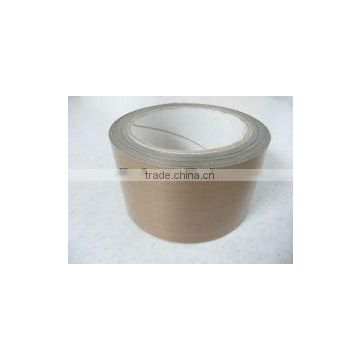 PTFE GLASS CLOTH FABRIC HEAT SEAL TAPE .003"x10mm x 30Mtr ADHESIVE (C1S1P1)