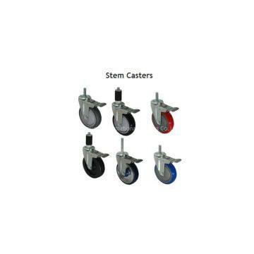 European-style Elastic Blue Rubber Caster Industrial Series photo-2