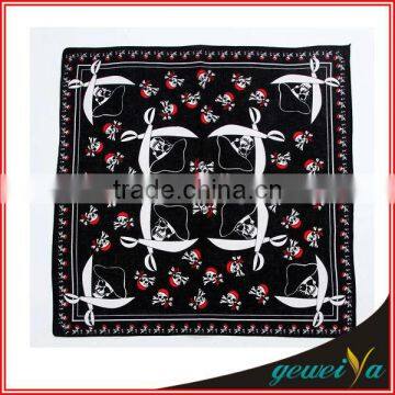 The Pirates Skull Printing Design Handkerchief For Cotton Handkerchief