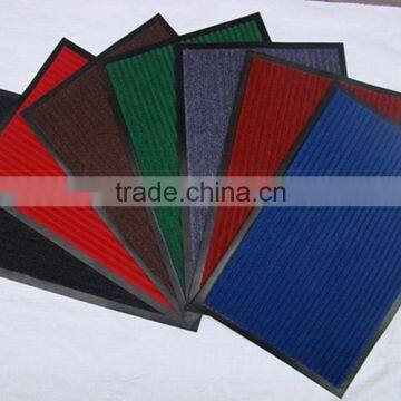 Polyester Double Stripes PVC Door Mat photo-2