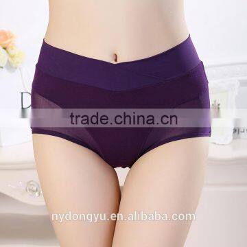 black high bamboo fiber period briefs panties/zdm breathable 10 color period panties underwear