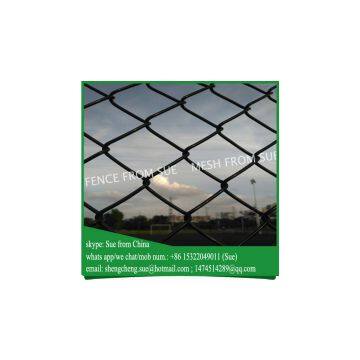 Iron woven diamond cyclone wire fence galvanized wire mesh roll