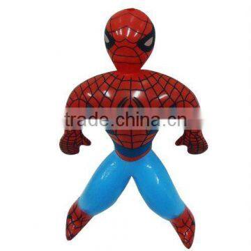 Cheap Price pvc inflatable Spiderman cartoon toy,Promotion superman kid toys