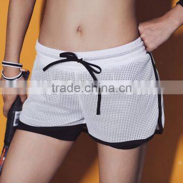 Women Summer Mesh Cool Loose Fit Basketball Badminton Shorts