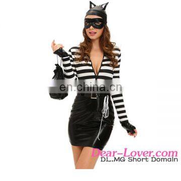 Alibaba 2016 Newly Hot Adult Women Black Sexy Burglar Cat Costume