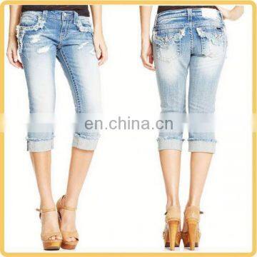 Import from China women jeans italy design