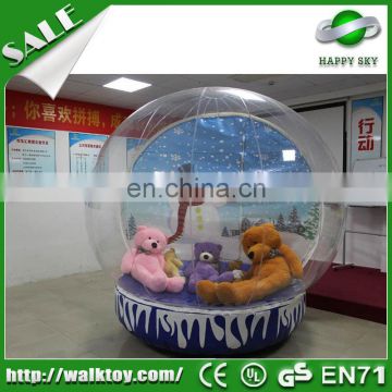 Christmas Festival Inflatable Snow Globe Transparent Bubble Ball