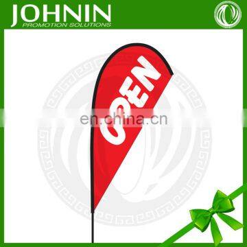 outdoor advertising promotion custom cheap banner teardrop flag