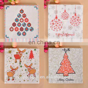 christmas tableware 2ply assorted design paper napkin