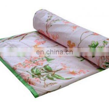 Cotton Flannel Double Bed Dohar Floral Blanket