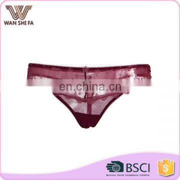 Oem lace spandex wholesale price thong sexy ladies underwear