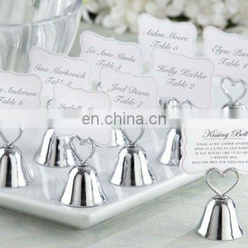 Bell Wedding Favor Place Card Holder