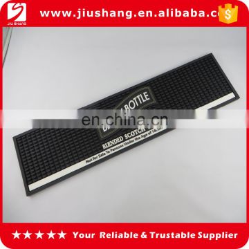 black color pvc bar spill mats with printing logo