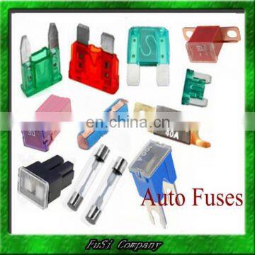 Auto Fuse ( Mini fuse,standard fuse,max blade fuse,ANL fuse,glass fuse,Slow blow car fuse etc.)