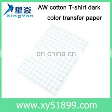 t shirts transfer paper Factory sells directly sublimation/heat transfer paper for cotton-dark sublimation transfer paper