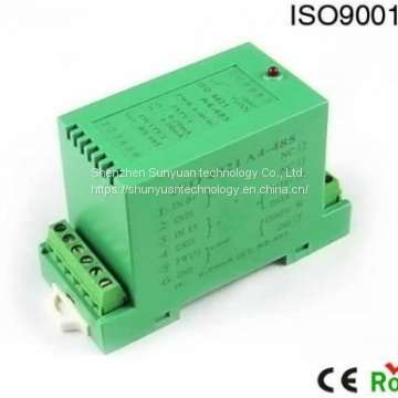 0-+/-100mv 0-+/-10V 4-20mA 0-+/-20mA to RS232/RS485 a-D Converter