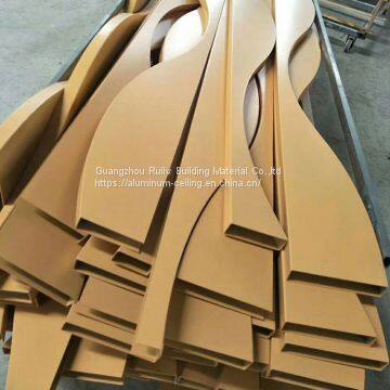Special Aluminum Baffle Ceiling/waved Aluminum Linear Ceiling/fashionable Aluminum Baffle Ceiling photo-4