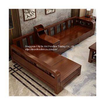 Rubber wood sofa