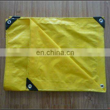 Yellow/yellow PE Tarp,Good quality pe pp tarpaulin made in china