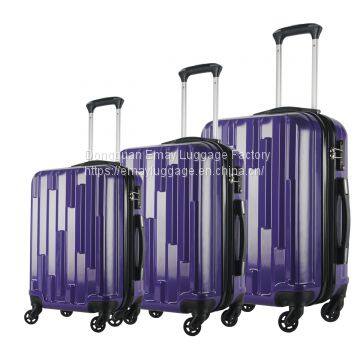 2019 Factory Polycarbonate PC ABS Trolley Luggage Carry Bag photo-3