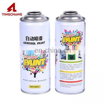 65mm Diameter empty tin aerosol paint cans