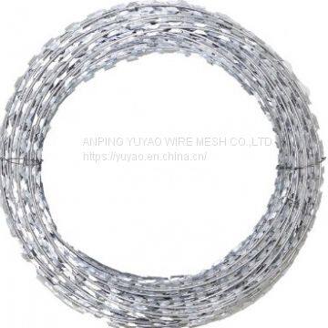 Hot Dipped Galvanized Razor Barbed Wire photo-4
