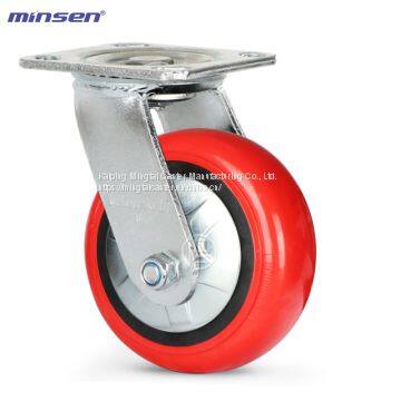 Minsen Heavy Korean Polyurethane Wheel PU Caster