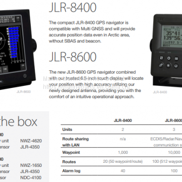 JRC JLR-8600/8400 GPS Navigator photo-4