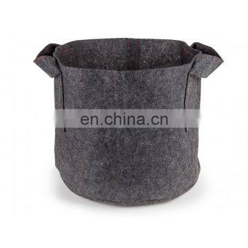 White Square Felt Grow Bag for Plant Pot photo-3