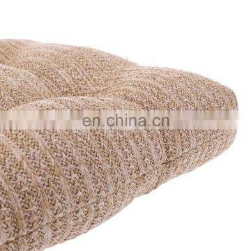 Wholesale Waterproof Reversible Custom Size PP Straw Chair Cushion Chair Pad Set of 2 for Outdoor photo-3